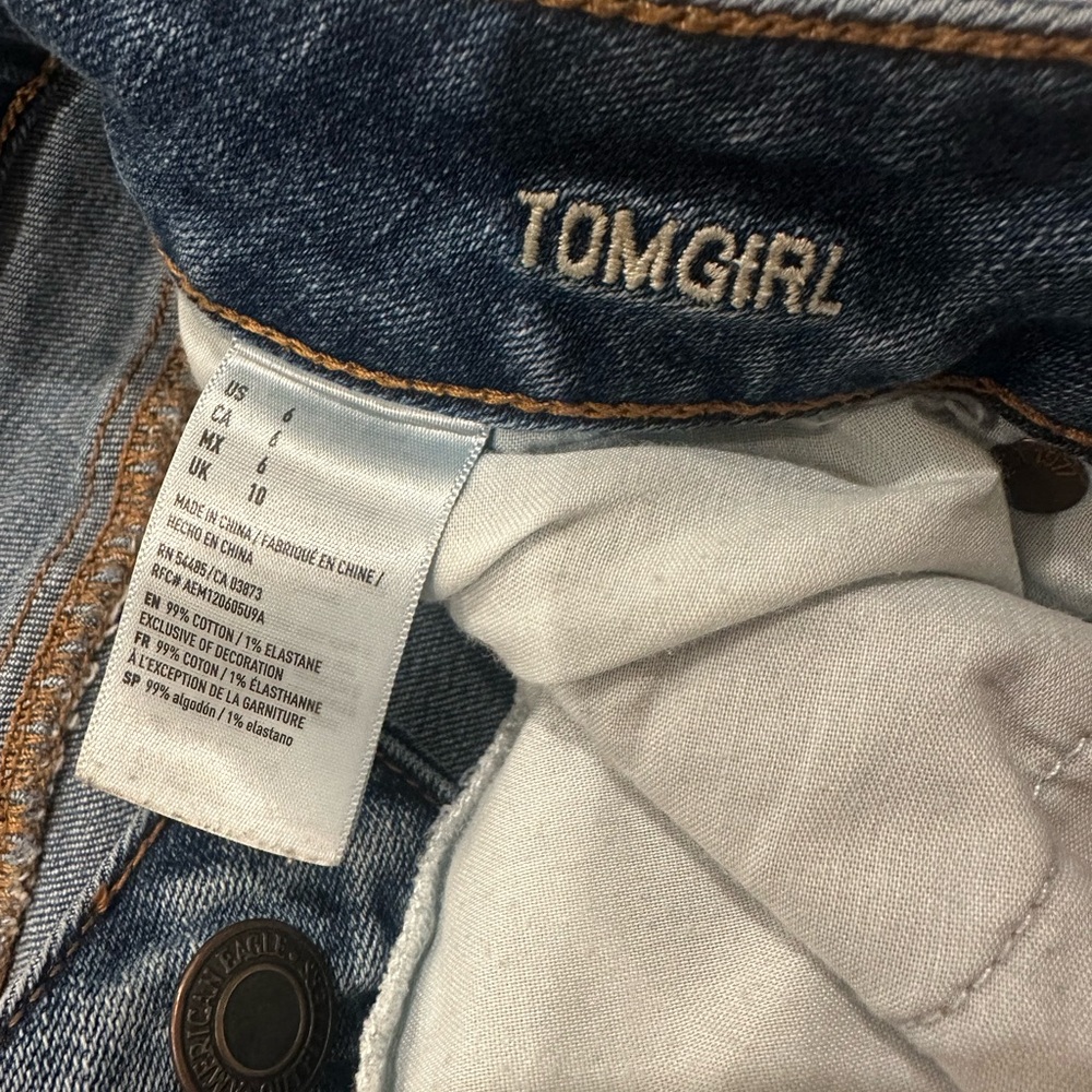 American Eagle Outfitters Tomgirl Jeans - Classic Blue